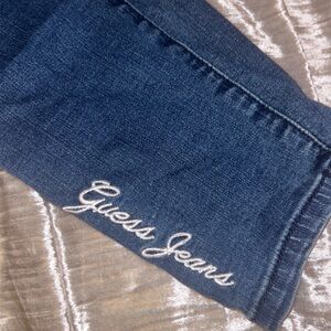 Guess jeans vintage style skinny denim blue retro knickers